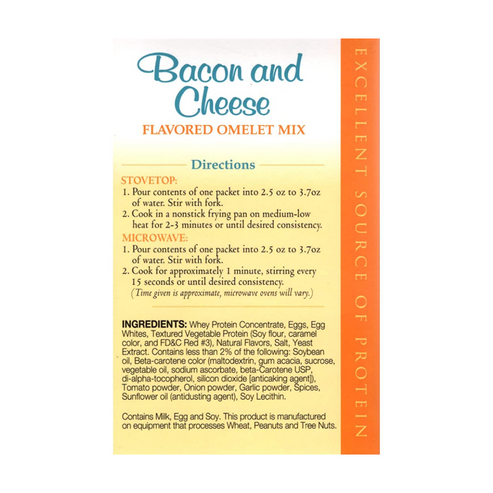 Fit Wise Bacon Cheese Omelet