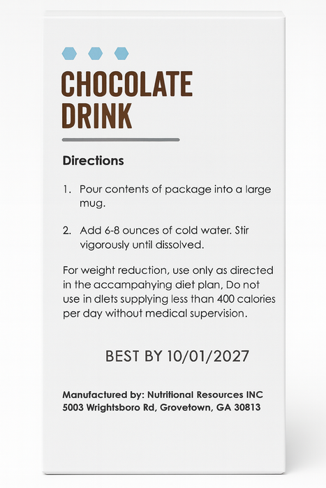 Fit Wise Chocolate Drink Box