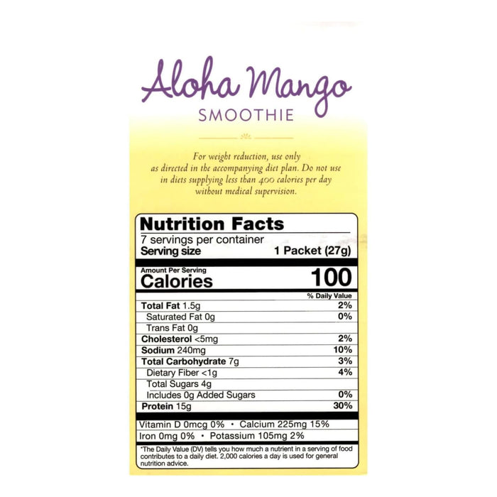 Fit Wise Aloha Mango Smoothie Box
