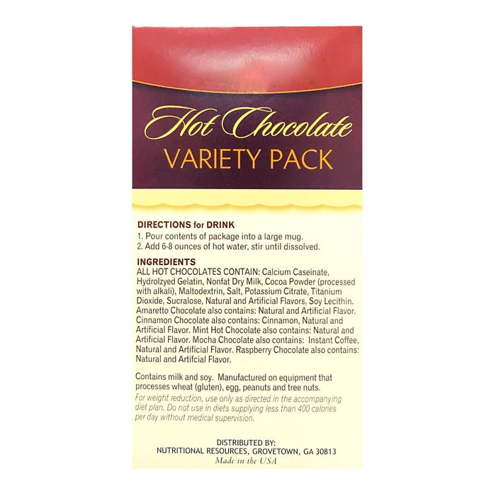 Fit Wise Variety Hot Chocolate