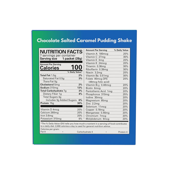 GLP-1Care Chocolate Salted Caramel Pudding Shake