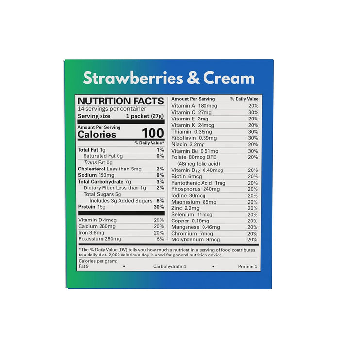 GLP-1Care Strawberries & Cream Smoothie