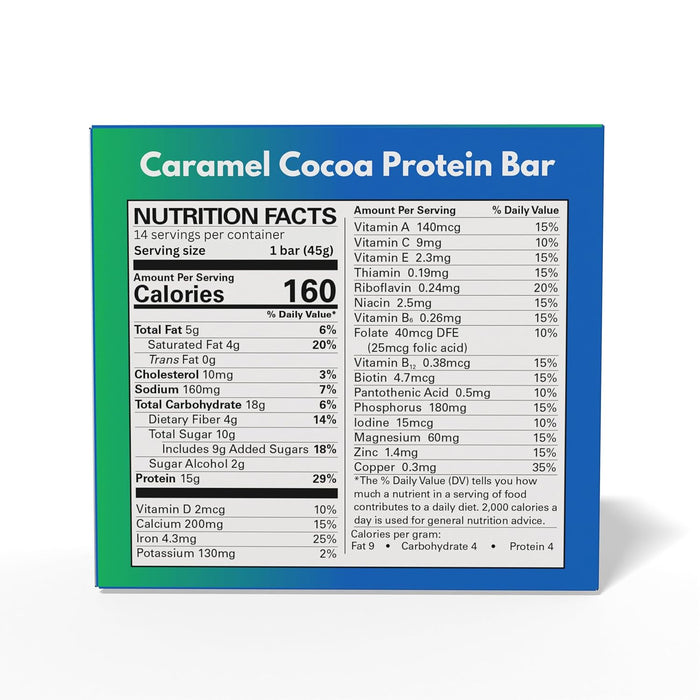 GLP-1Care Caramel Cocoa Bars