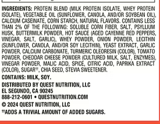 Quest Tortilla Style Protein Chips, Buffalo Ranch Flavor, Baked