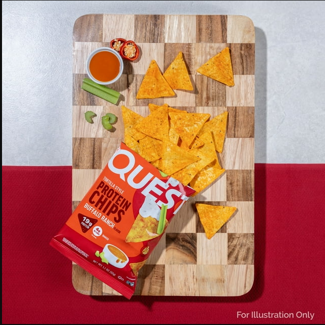 Quest Tortilla Style Protein Chips, Buffalo Ranch Flavor, Baked