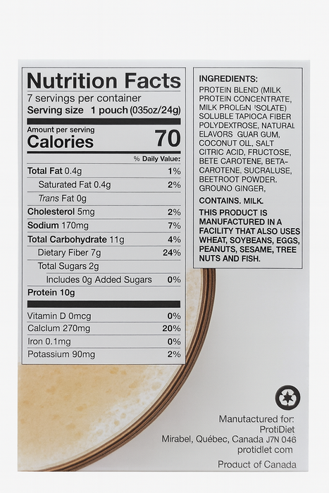 ProtiDiet Creamy Mango Smoothie Mix