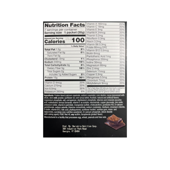 Proti Fit Dark Chocolate Pudding-Shake