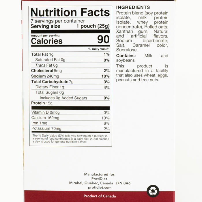 Proti Diet Variety High Protein Diet Oatmeal Bundle (21 Servings)