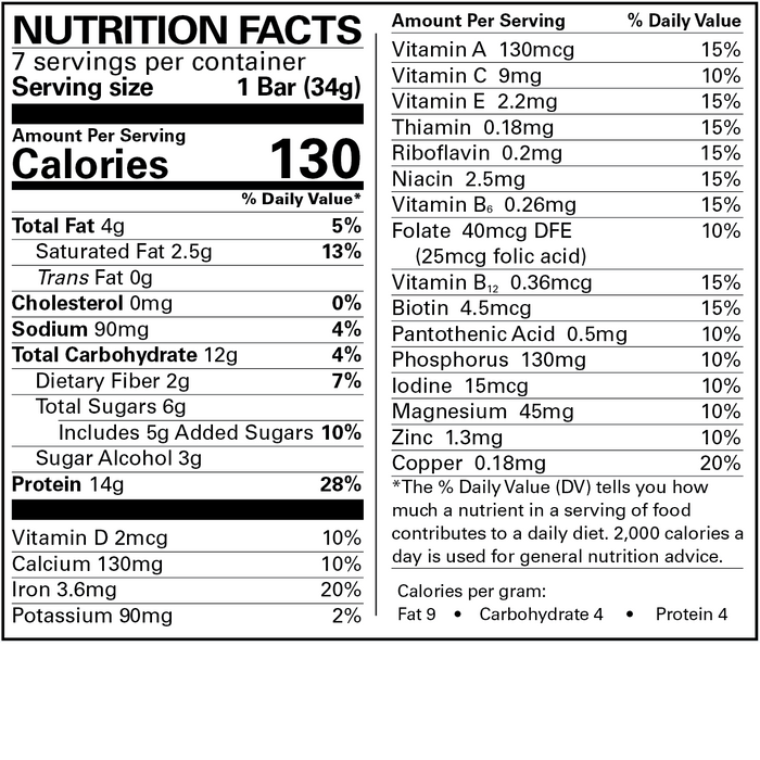 New Direction Peanut Butter Bar