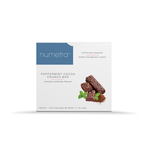 Numetra Peppermint Cocoa Crunch Bars - 1 Box