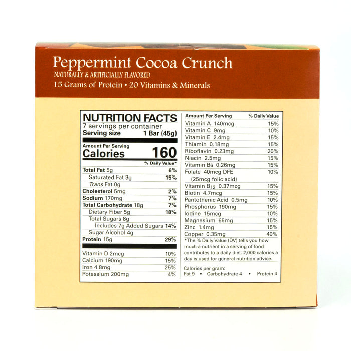 DPTG Crisp and Crunch Peppermint Cocoa Crunch Bar