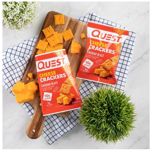 Quest Cheddar Blast Cheese Crackers