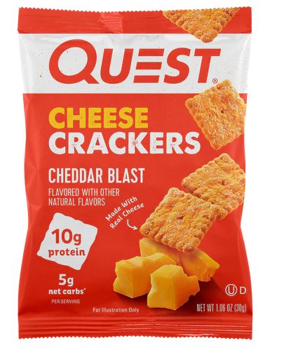 Quest Cheddar Blast Cheese Crackers