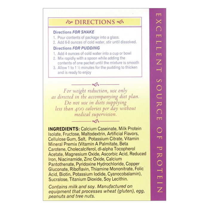 Fit Wise Vanilla Pudding-Shake