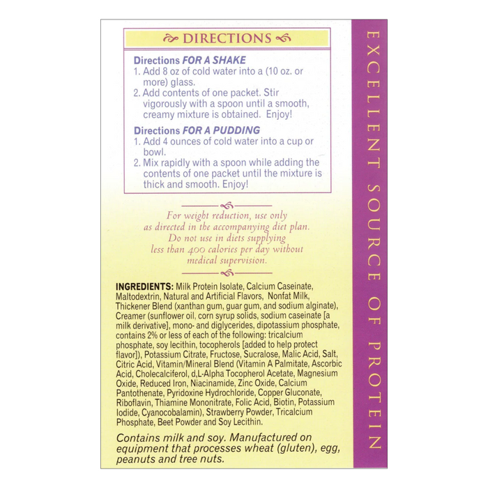 Fit Wise California Strawberry Pudding-Shake