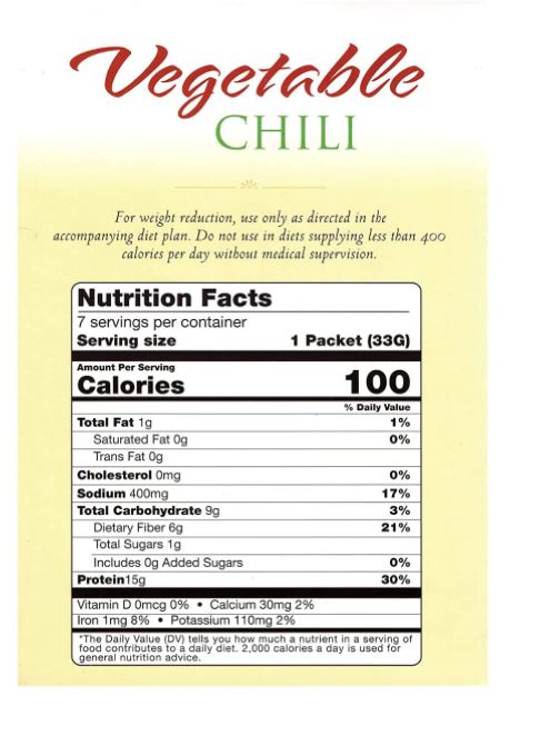 Fit Wise Vegetable Chili