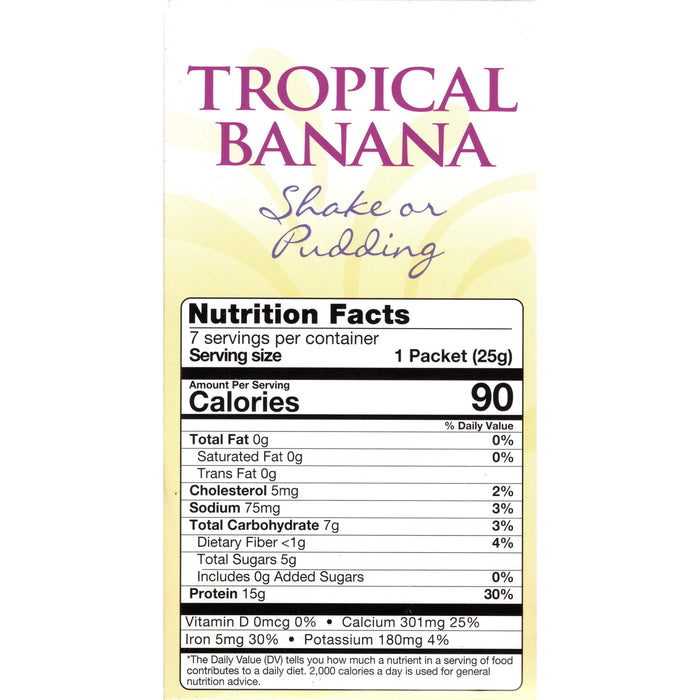 Fit Wise Tropical Banana Pudding-Shake