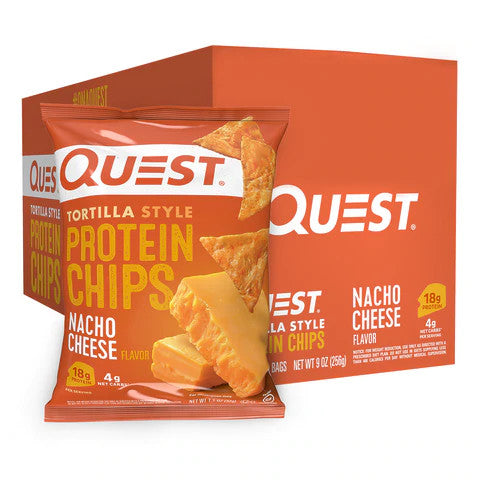 QUEST Tortilla Protein Chips Nacho Cheese Single Bag