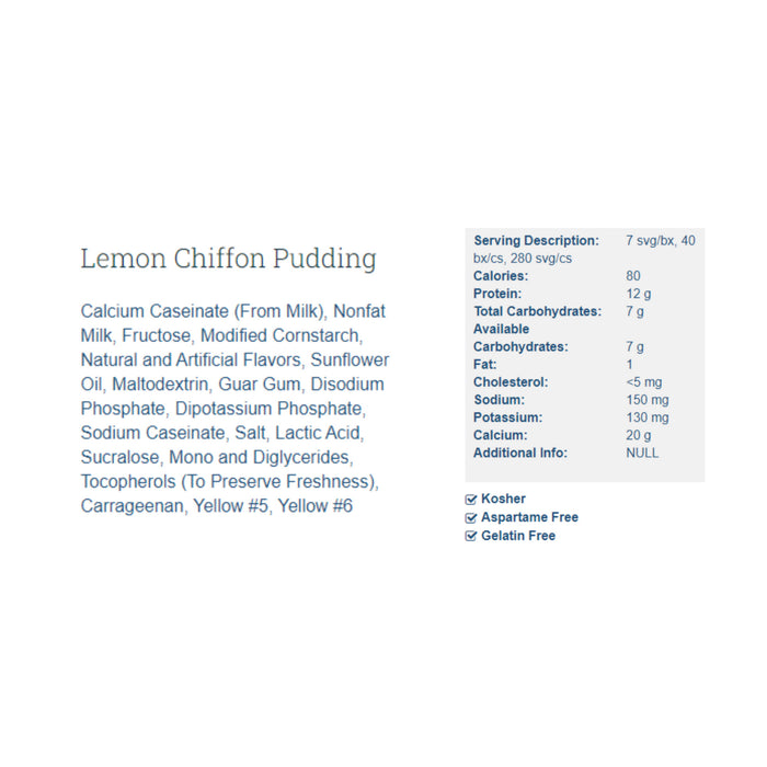 DPTG Lemon Chiffon Pudding