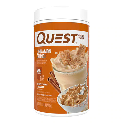 Quest Cinnamon Crunch Protein Powder 1.6 lb