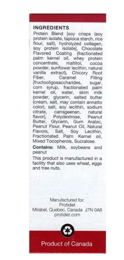 Peanut Butter & Smooth Caramel Crisp Bar