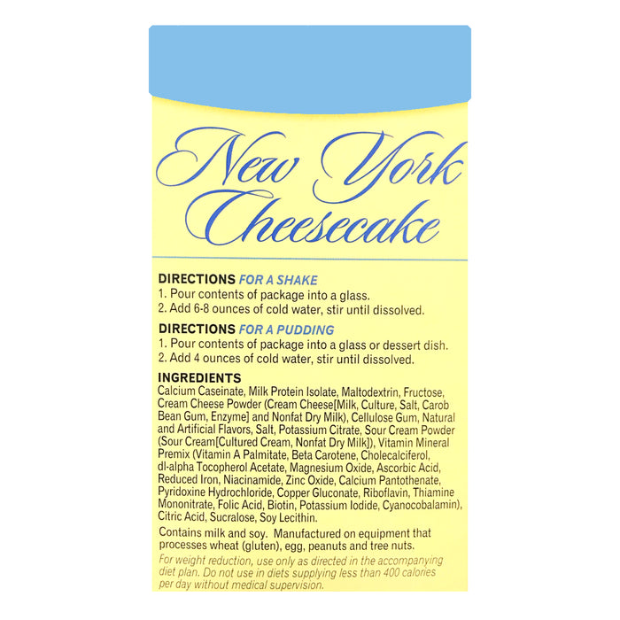 Fit Wise New York Cheesecake Pudding-Shake