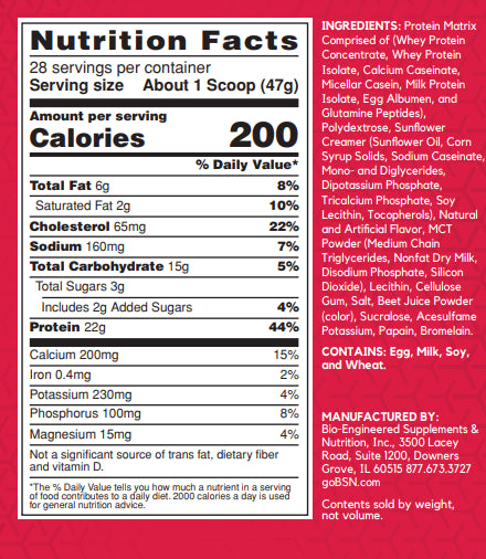 BSN® SYNTHA-6® Ultra Premium Protein Matrix