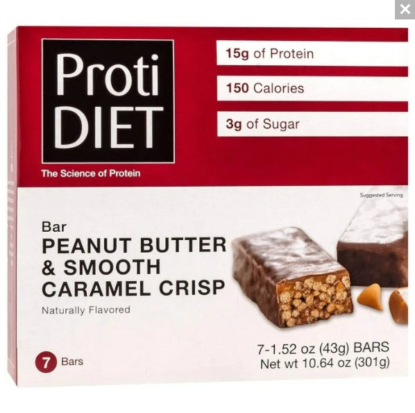 Peanut Butter & Smooth Caramel Crisp Bar