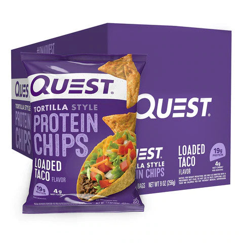 QUEST Tortilla Protein Chips Loaded Taco