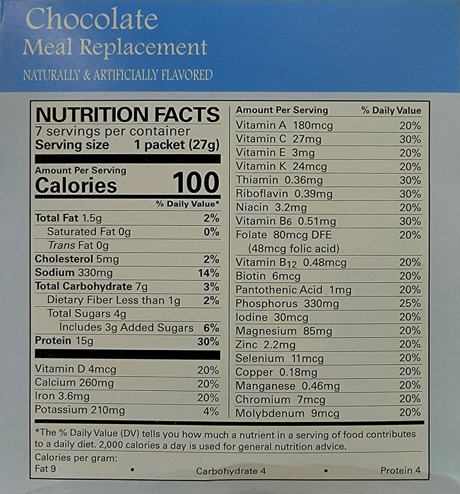 NSN ASPARTAME FREE Chocolate Pudding-Shake