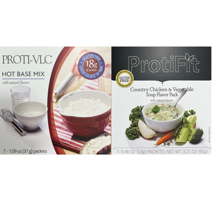 Proti Fit VLC Country Chicken and Veggy Flavor Packet and Base