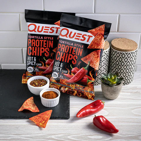 Quest Hot and Spicy Chips 12 Pack