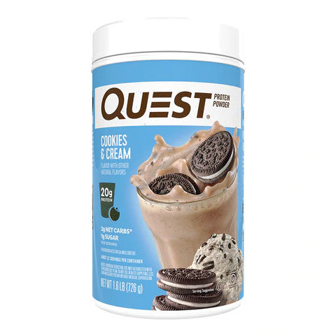 Quest Cookies & Cream Protein Powder 22 Serving 1.6 Pound