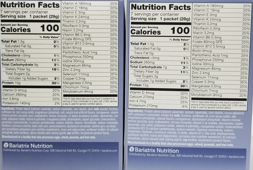 Proti Fit Chocolate and Vanilla Pudding-Shake High Protein Diet Bundle (14 Servings)