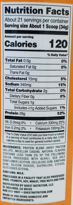 Quest Salted Caramel Protein Powder 1.6 Pounds