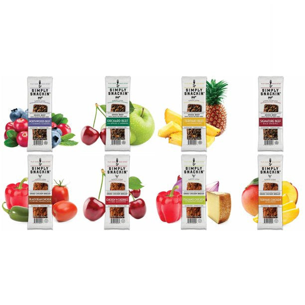 Simply Snackin' - Gluten Free Low Carb Meat Snacks - Various Flavors