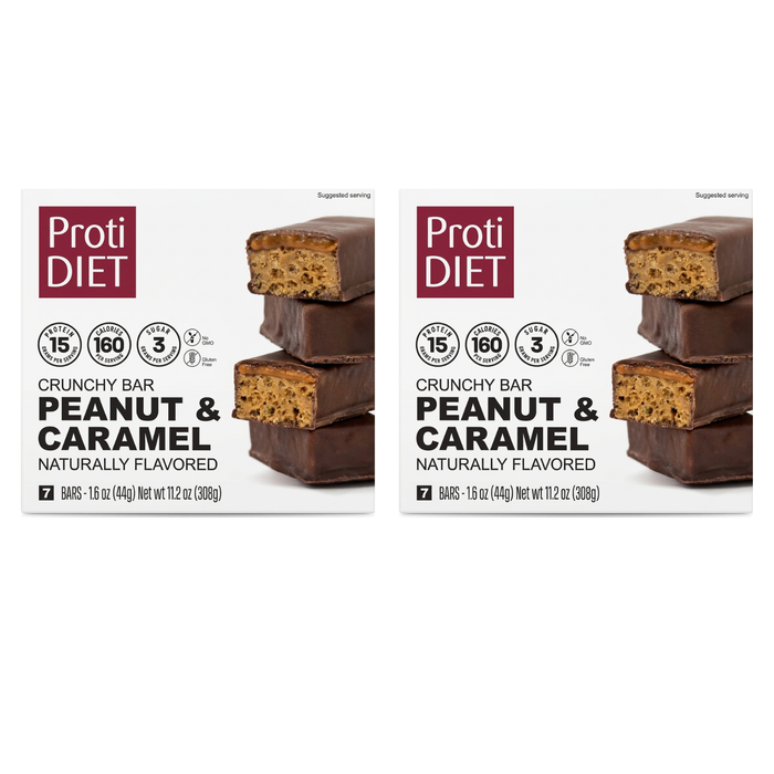 Peanut Butter & Smooth Caramel Crisp Bar