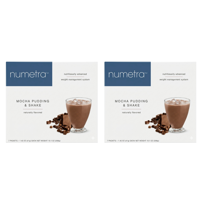 Numetra - Mocha Pudding Shake - 1 Box
