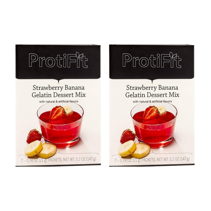 Proti Fit Strawberry Banana Gelatin Dessert Mix