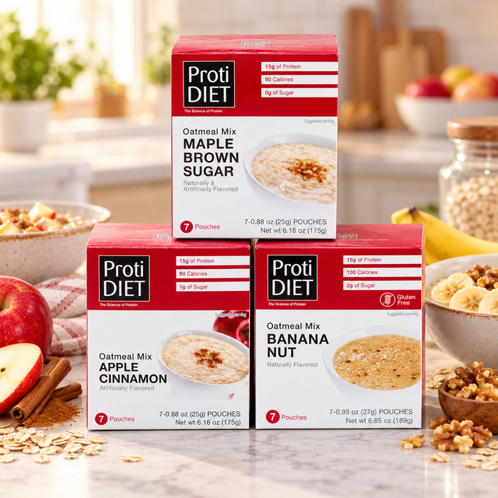 Proti Diet Variety High Protein Diet Oatmeal Bundle (21 Servings)