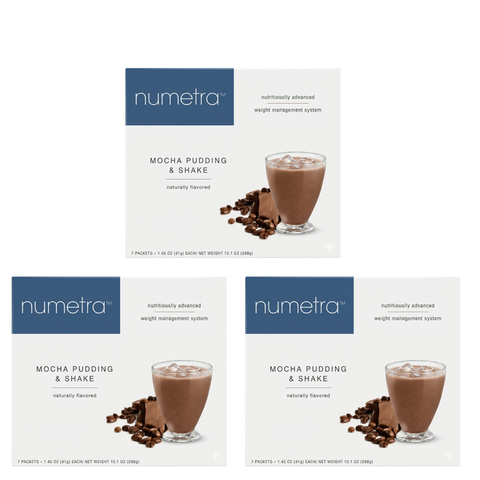 Numetra - Mocha Pudding Shake - 1 Box