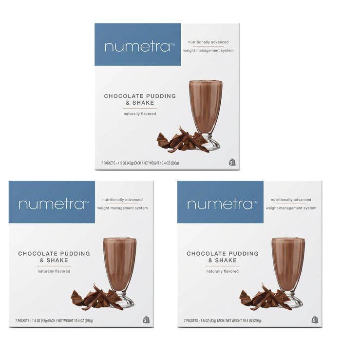 Numetra - Chocolate Pudding Shake - 1 Box