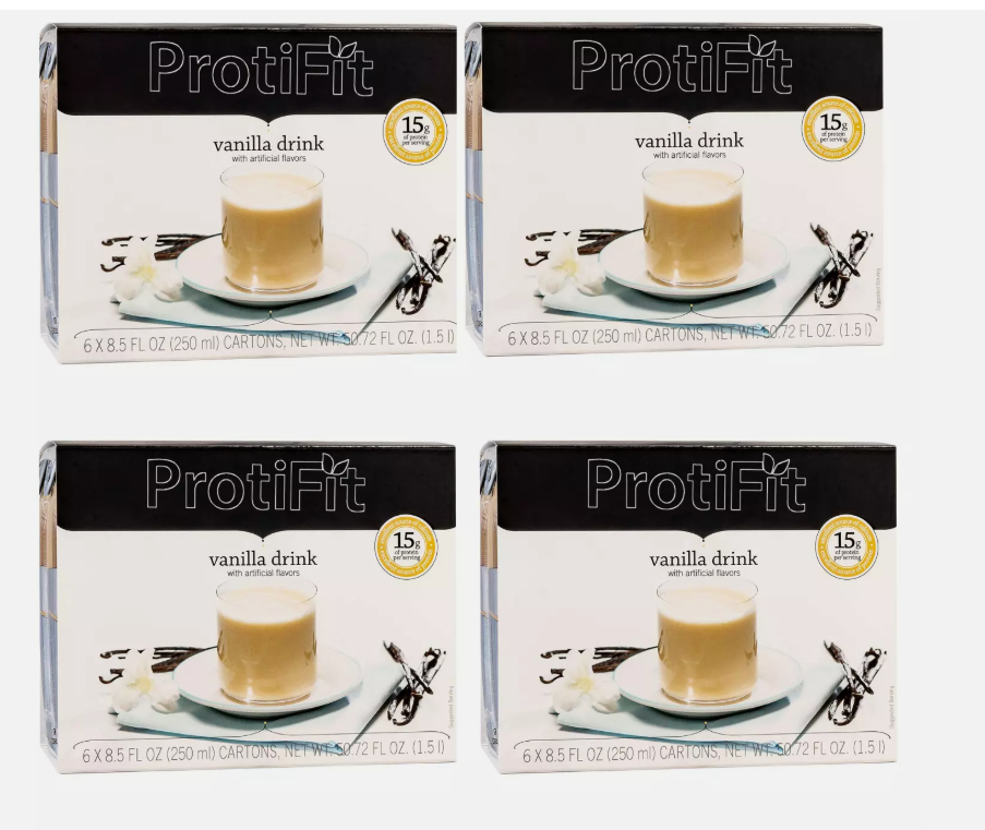 Proti Fit Vanilla Shake 24 Pack | Proti Diet Milkshake | Proti Shakes