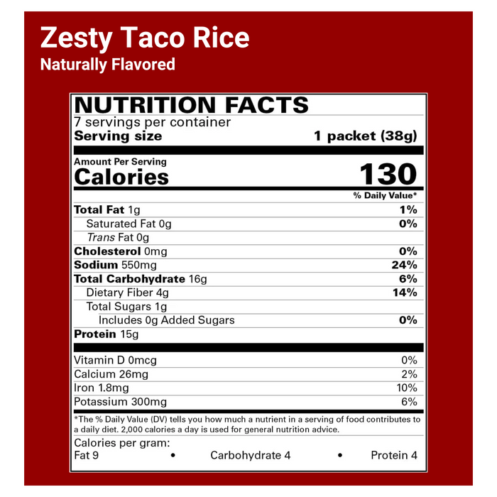 DPTG Zesty Taco Rice