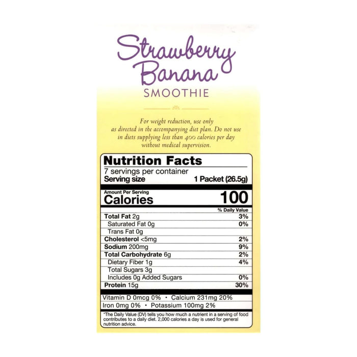Fit Wise Strawberry Banana Smoothie Box