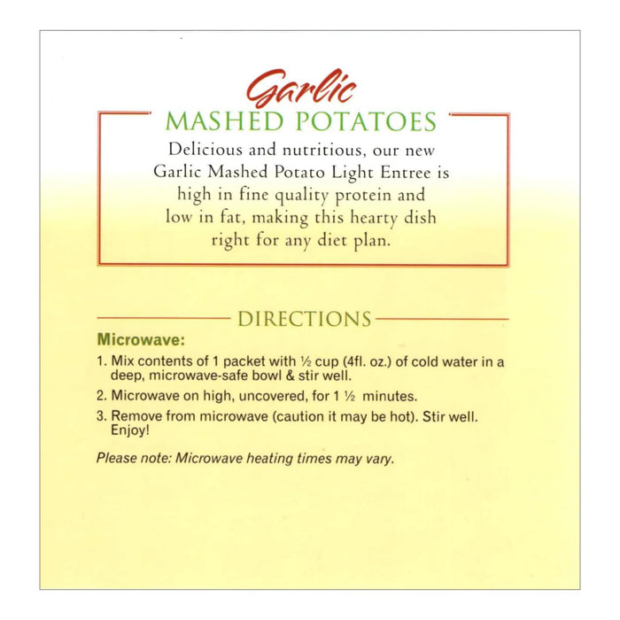 Fit Wise Garlic Mashed Potatoes