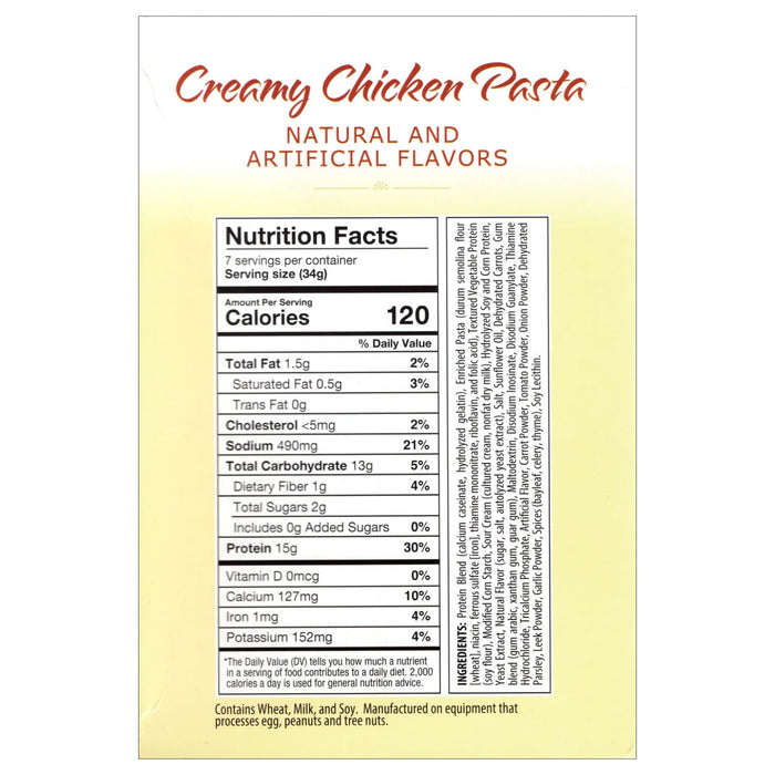 Fit Wise Creamy Chicken Pasta 7 Servings