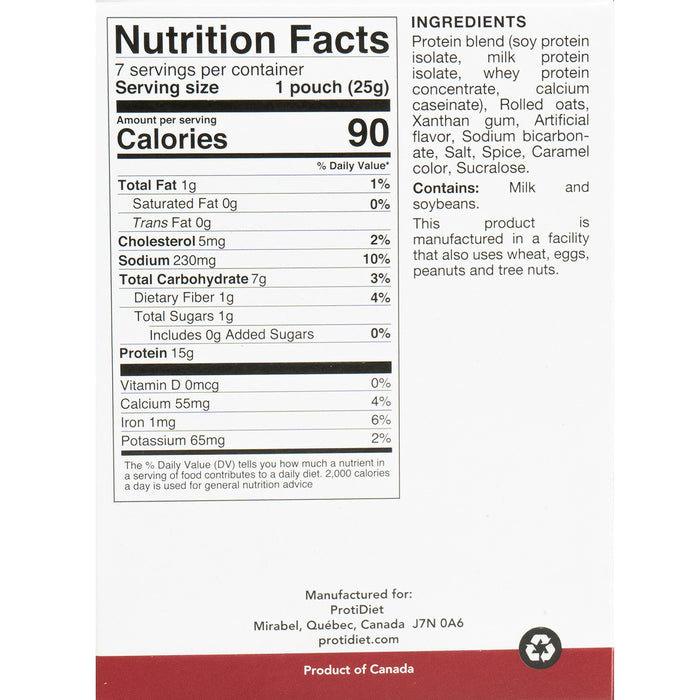 Proti Diet Variety High Protein Diet Oatmeal Bundle (21 Servings)