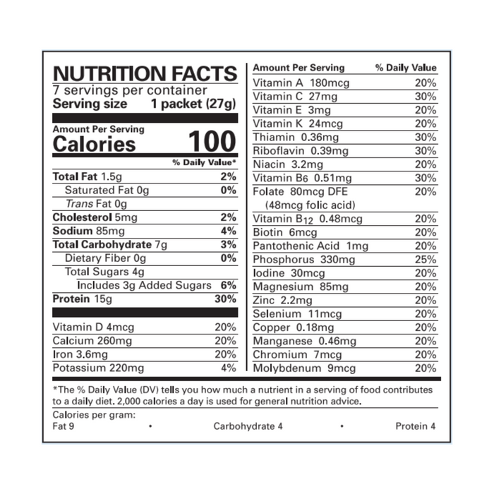 DPTG Vanilla Pudding-Shake (Aspartame Free)