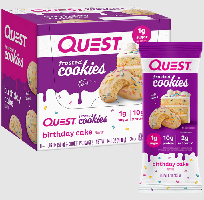 Quest Frosted Birthday Cake (Twin Pack)